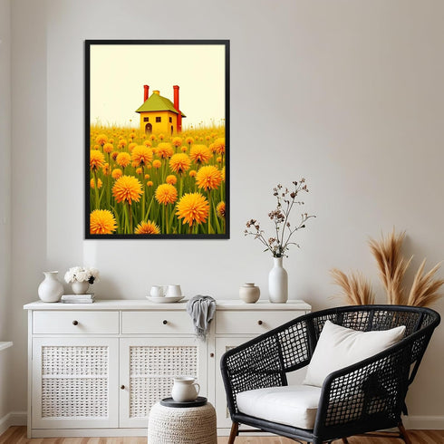 19.7x27.6 50x70cm 1000 Giftgarden Puzzle Frame Black, Picture Frame for Pieces Puzzles Wall Display, Single