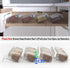 19 x 13 Inches Spice Drawer Organizer, 4 Tier Clear Acrylic Expandable In-Drawer Seasoning Jars Rack for Kitchen