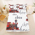 Set Set Cartoon Car Bed Sheet Kids Train Fitted Sheet Boys Girls Choo-Choo Rail Roads Tracks Decor Bedding Microfiber