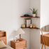 Cute Cloud Shelves, Wavy Floating Corner Shelf, Cloud Corner Wall Shelves with Brackets, Cute Wall Shelves for Nursery
