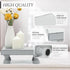 Decorative Wood Riser for Display, Modern Farmhouse Pedestal Stand for Home & Kitchen Decor, Rustic Bathroom Counter