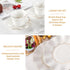 Trim,Set 6 (7 OZ), Set DUJUST Tea Cups and Saucers with Golden of Luxury Relief Printing Coffee Cups with Metal Stand