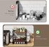 3 Countertop, 12 Coffee Bar Organizer, Tier Coffee Station Organizer for Mug Cup Holder Stand with Hooks, with K Cup