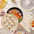 Dezin Electric Cooker, 2L Non-Stick Sauté Pan, Mini Pot for Steak, Egg, Fried Rice, Ramen, Oatmeal