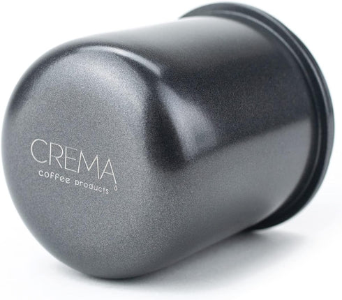 Black 58mm Dosing Cup, 100% Stainless Steel Espresso Coffee Dosing Cup, Crema Coffee Products