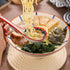 WHJY Asian Soup Spoon Set of 4, Ceramic Ramen Soup Spoons, Chinese Miso Soup Spoons, Dumpling Fish