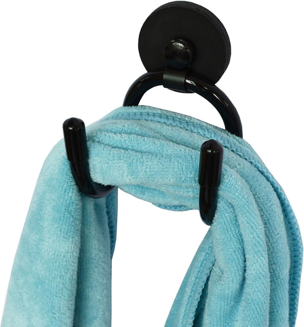 MINI Magnetic Towel Hook Hanger Rack by YYST for Kitchen, Sports, Hand Gym - Holds up to 0.5 Lb - No Towels Included (1)