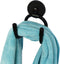 MINI Magnetic Towel Hook Hanger Rack by YYST for Kitchen, Sports, Hand Gym - Holds up to 0.5 Lb - No Towels Included (1)