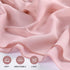 Dusty Rose Chiffon Table Runner - 27x120 Inches Long Elegant Sheer Fabric for Bridal Party Decorations