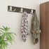 IBosins 10 Pack Heavy Duty Double Prong Coat Hooks, Wall Mounted with 20 Screws for Coat, Scarf, Bag, Towel, Key