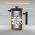 French Press Coffee Maker, 12OZ Double Wall Vacuum Insulated 304 Stainless Steel for Home & Office