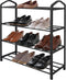 Americanflat Shoe Organizer - 4 Tier Shoe Rack Storage Shelf with Reinforced