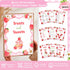 Set 1st RainMeadow Premium Berry First Birthday Decorations - Strawberry Birthday Decorations Girl with Banner