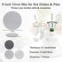 SHACOS 8" Trivets for Hot Dishes, Heat Resistant Large Coaster for Hot pots and Pans, Multipurpose Hot Pads for Kitchen Countertop, Table Decor, Home Essentials, 4pcs by SHACOS