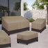 (48" Lx28 Wx16 Easy-Going Patio Coffee Table Cover Small Outdoor Rectangular Table Cover, UV Resistant Waterproof Patio