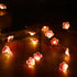 6.6 20 Mudder ft LEDs Flower String Lights Fairy Cherry Blossom String Lights Wire Battery Powered for Valentine