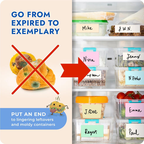 Office Refrigerator Etiquette Guide, Magnetic Signs for Respectful Behavior, Cute Office Supplies & Accessories