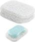 Snowkingdom 4 Pack White Soap Saver Holder for Bar Soap Shower Bathroom