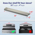 IIIOIIIA Stove Top Non Magnetic Shelf for Kitchen Organization, 30" Spice Rack Over The Stove, Brushed Stainless Silver