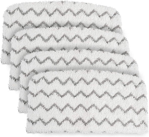 4 PCS Replacement Pads for Shark Steam Mop S1000, S1000A, S1000C, Microfiber Washable & Reusable