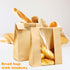 QPEY 50 Pack Bags,50% Packaging Stickers(13.7x8.2x3.7 inch) Larger Kraft Sourdough Bread Thicker Bread Bags