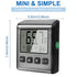 2 PCS Fridge Refrigerator Thermometer, Digital Thermometer with Big LCD, Max/Min Temperature Records