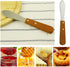 RTXANFYZ (4 Pack) Stainless Steel Butter Spreader Butter Knife Spreader with Wood Handle for Butter, Cheese, Cream