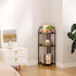 3 Corner Bathroom Shelf Metal Short Corner Stand Shelf Black Small Bathroom Storage Corner Shelf Unit for Toilet Shower