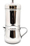 KERAM Coffee Filter, Indian Style, 200 ml (6.8 Oz), 2-3 Cup with Kettle, Pour Over Alternative
