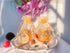 20 Pack 1.5 oz IIKUM Glass Honey Jars, Hexagon Honey Pots with Lids, Wooden Dippers, Bee Pendants, Gift Bags, Thank You