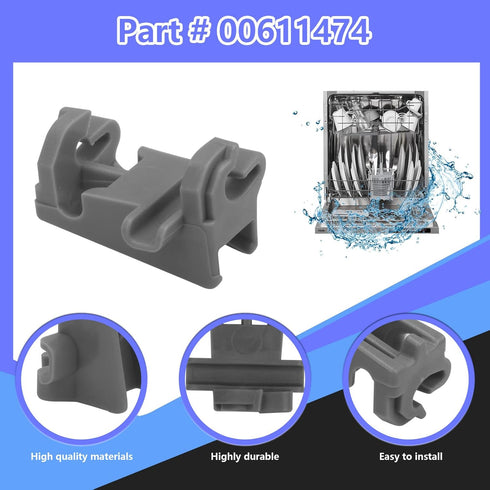 1 PCS Replacement for LG Dishwasher Parts: 00611474 Rack Clips, Tine Clip Replacement Part 1559846 AP4355082 PS8727386