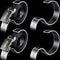 Acrylic Belt Display Stand, Clear Belt Organizer Case for Men and Women, Space Saver for Store Display or Home Use (10