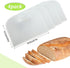 Queekay 4 Pcs Plastic Dough Scraper Flexible Dough Cutter Plastic Bench Scraper for Baking Dough Spatula Plastic Dough Cutter Scraper Baking Tools Kitchen Multipurpose Food Scrappers for Bread Cake by Queekay