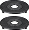 Sumnacon 2 Pcs Cast Iron Tea Pot Trivet with Rubber Covers, Vintage Kettle Trivet for Kitchen Dining Office Countertop