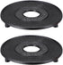 Sumnacon 2 Pcs Cast Iron Tea Pot Trivet with Rubber Covers, Vintage Kettle Trivet for Kitchen Dining Office Countertop