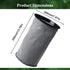 Smilefil Round Reusable Micro Cloth Filter Bags, 10QT Vacuum Bags Compatible with ProTeam Vacuums