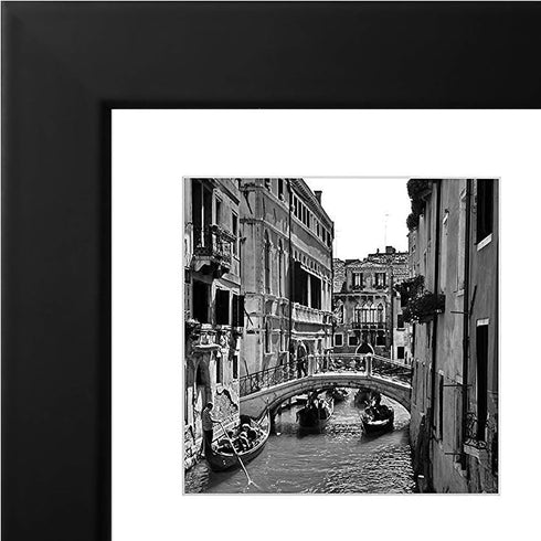 Americanflat 4x4 Picture Frame Collage - Shatter-Resistant Glass, Fits Four 4x4 Photos or One 10x10 Picture Frame -