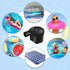 High Power Electric Air Pump Inflator & Deflator Valve with 3 Nozzles, 1.2PSI Fast Filling for Air Mattress, Rafts,