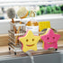 HapiRm Sink Caddy Sponge Holder - Self-draining Kitchen Sink Organizer with Smiley