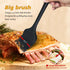 Walfos 3 Size Basting Brush - High Heat Resistant Silicone Pastry Brushes for Kitchen Cooking, Barbecue, Baking,