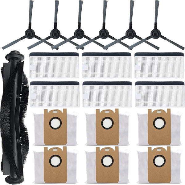 Replacement Parts Kit for iHome AutoVac Nova S1 Pro Robot Vacuum Cleaner, Includes 1 Main Roller Brush