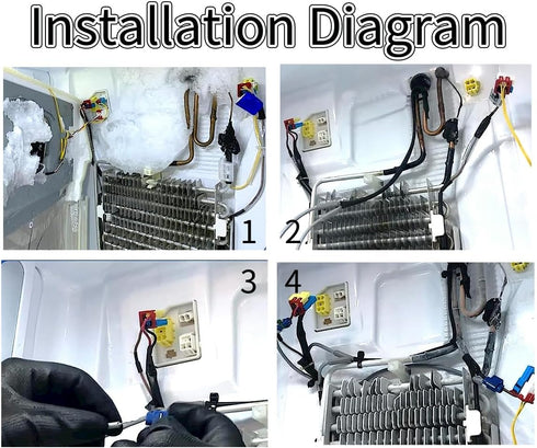 Braided Aluminum Drain Pan Heater, Defrost Drain Heater, Compatible with Supco SH201, 115V 15W, Length 25 Inches
