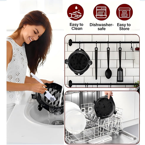 Wiki Jooy Chicken Shredder Tool Twist Large Chicken Breast Shredder Tool-Meat Shredder Meat Masher for Chicken Ground
