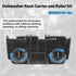 WD28X27241 Dishwasher Rack Carrier and Roller Kit for G-E Ha-ier Hot-point Dishwasher, Replaces WD12X10438, 4 Packs