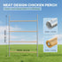 56" 40" Chicken Perch Roosting Bars for Chickens in Coop Chicken Toys for Coop Accessories Chicken Roosting Ladder Bird