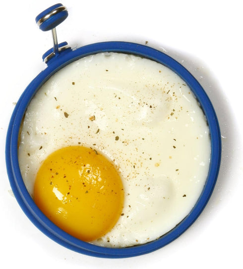 Norpro 2 Silicone Round Pancake/Egg Rings, Pieces, Blue