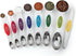 Spring Chef Stainless Steel Magnetic Measuring Spoons Set, Heavy Duty Metal Kitchen Essentials, Set of 8.