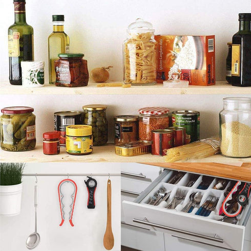 Easy-Twist Jar Opener by Maxracy, Effortless Lid Opening for Weak Hands & Arthritis, Versatile Bottle Opener