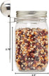 Jarware 82655 Stainless Steel Coffee Scoop, Regular-Mouth, 1 Tablespoon, Metallic