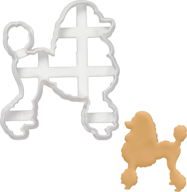 Poodle Silhouette Cookie Cutter, 1 Piece, Bakerlogy